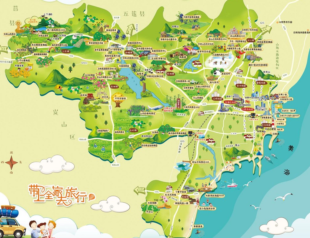 灞桥景区使用手绘地图给景区能带来什么好处？